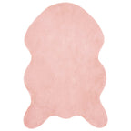 Tappeto antiscivolo in sintetica di coniglio OLITE Rosa