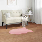 Tappeto antiscivolo in sintetica di coniglio OLITE Rosa