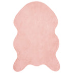 Tappeto antiscivolo in sintetica di coniglio OLITE Rosa