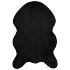 Tappeto antiscivolo in sintetica di coniglio OLITE Nero