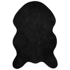Tappeto antiscivolo in sintetica di coniglio OLITE Nero