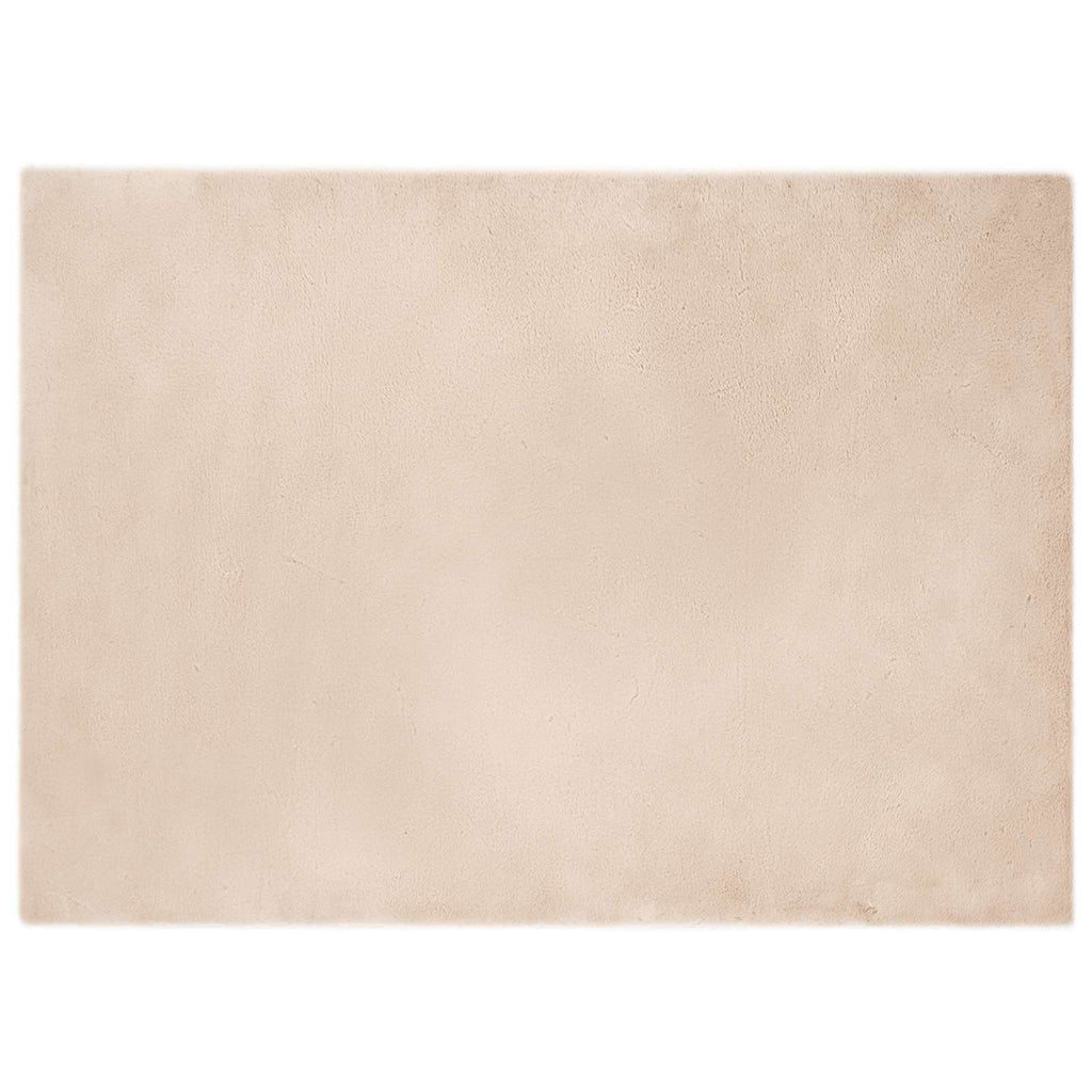 Tappeto antiscivolo in sintetica di coniglio OLITE Tortora