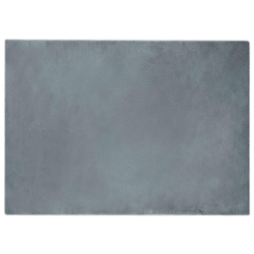Tappeto antiscivolo in sintetica di coniglio OLITE Antracite