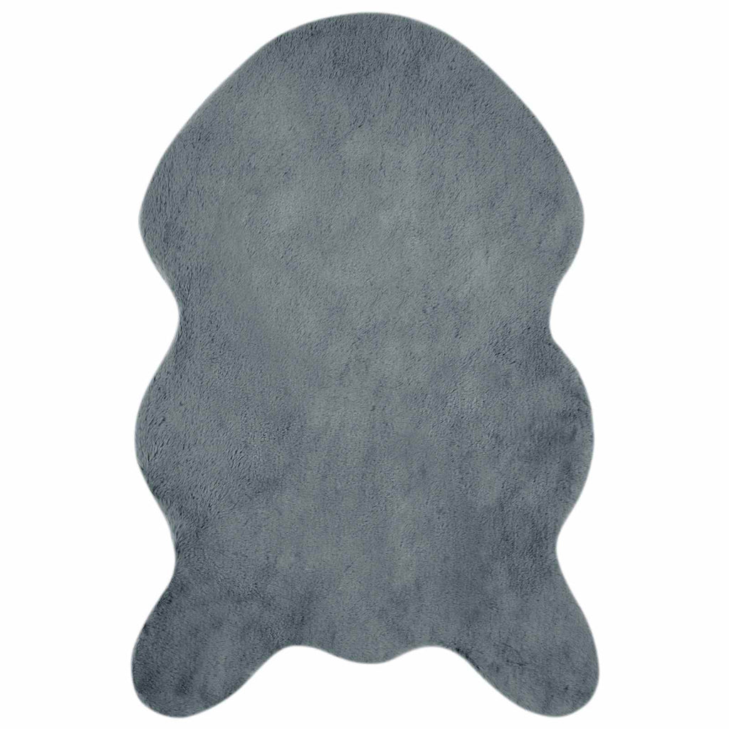 Tappeto antiscivolo in sintetica di coniglio OLITE Antracite