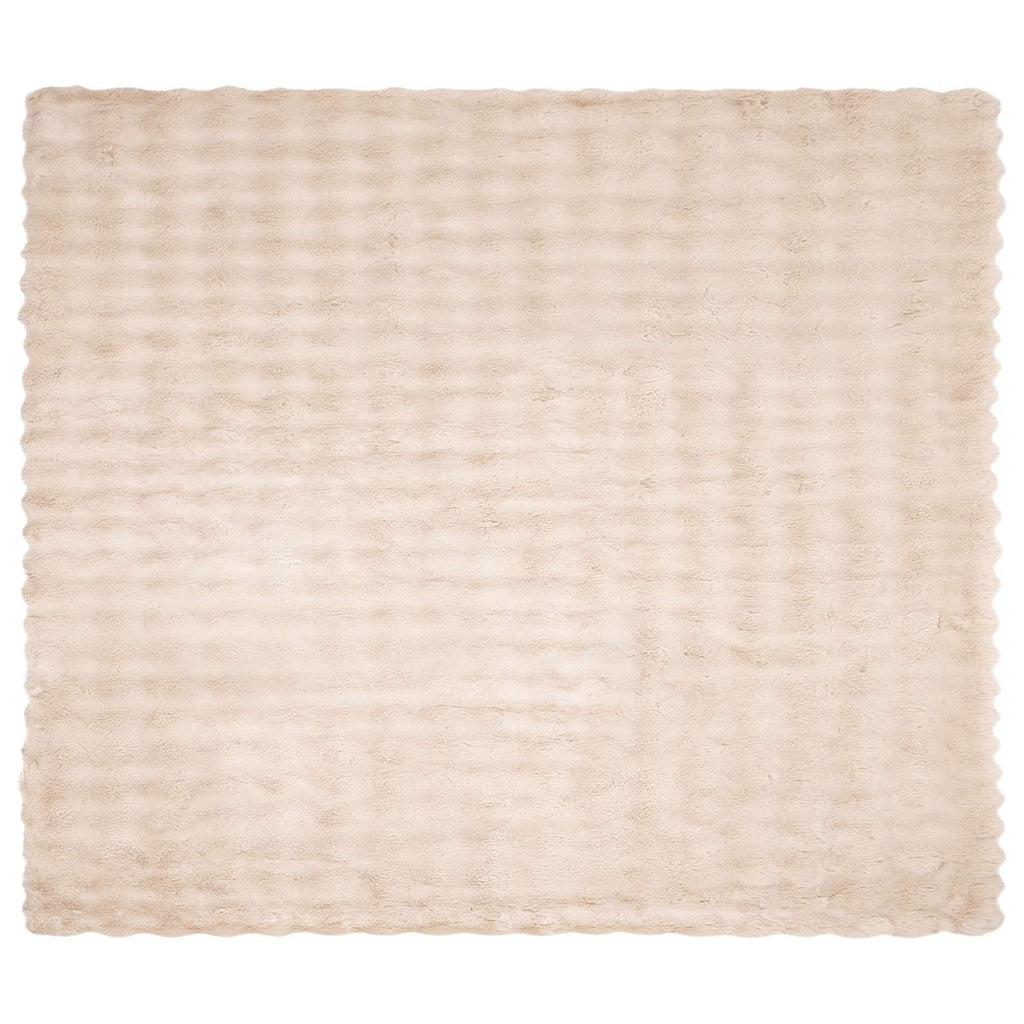 Coperta antiscivolo in sintetica di coniglio Olite Beige