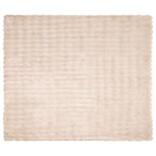 Coperta antiscivolo in sintetica di coniglio Olite Beige