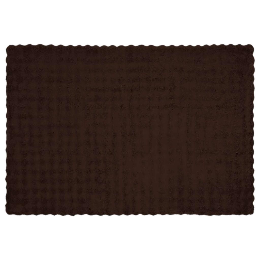 Coperta antiscivolo in sintetica di coniglio Olite Cammello