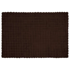 Coperta antiscivolo in sintetica di coniglio Olite Cammello