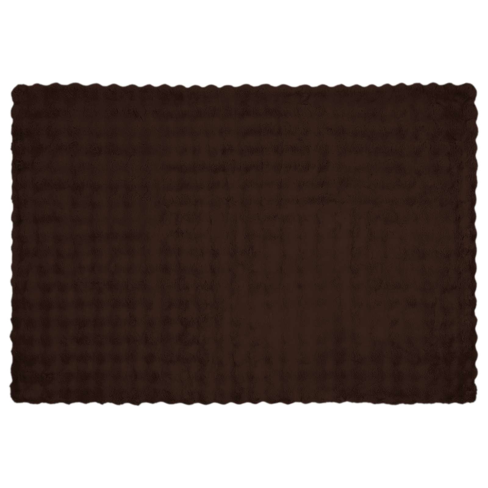 Coperta antiscivolo in sintetica di coniglio Olite Cammello