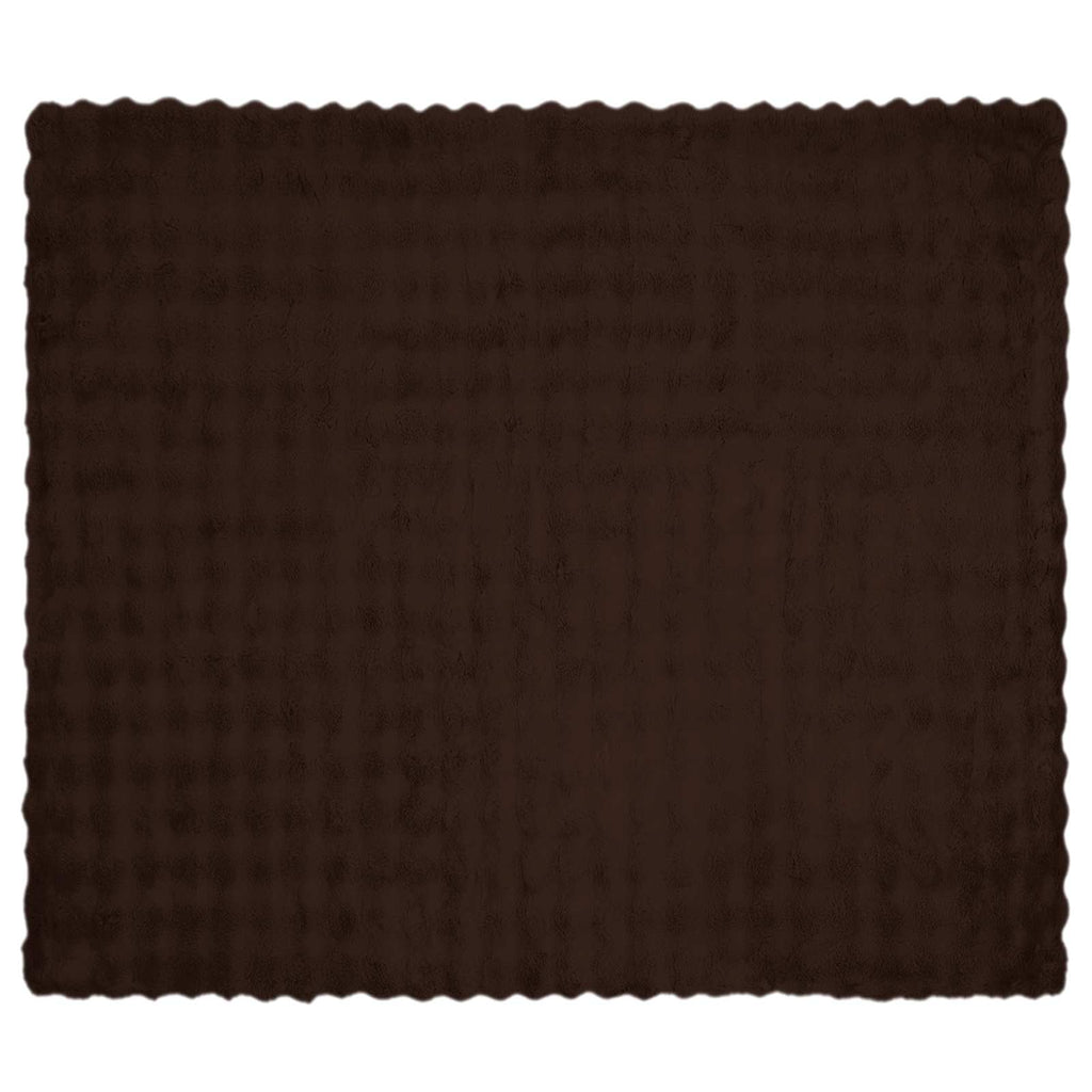 Coperta antiscivolo in sintetica di coniglio Olite Cammello