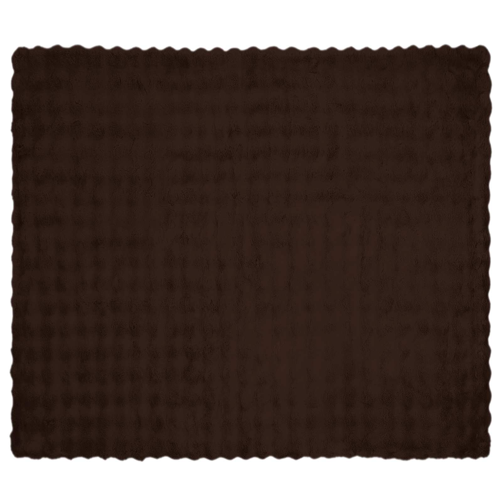 Coperta antiscivolo in sintetica di coniglio Olite Cammello