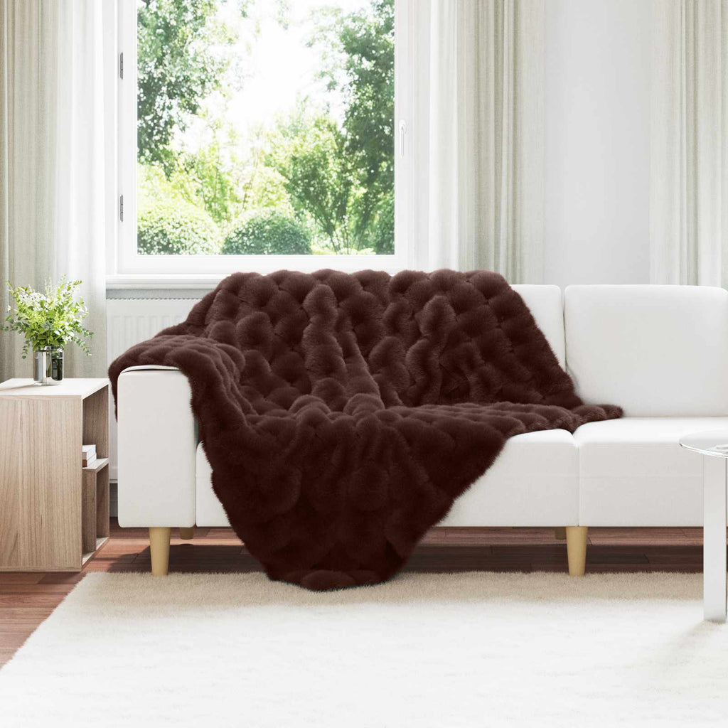 Coperta antiscivolo in sintetica di coniglio Olite 4 pcs