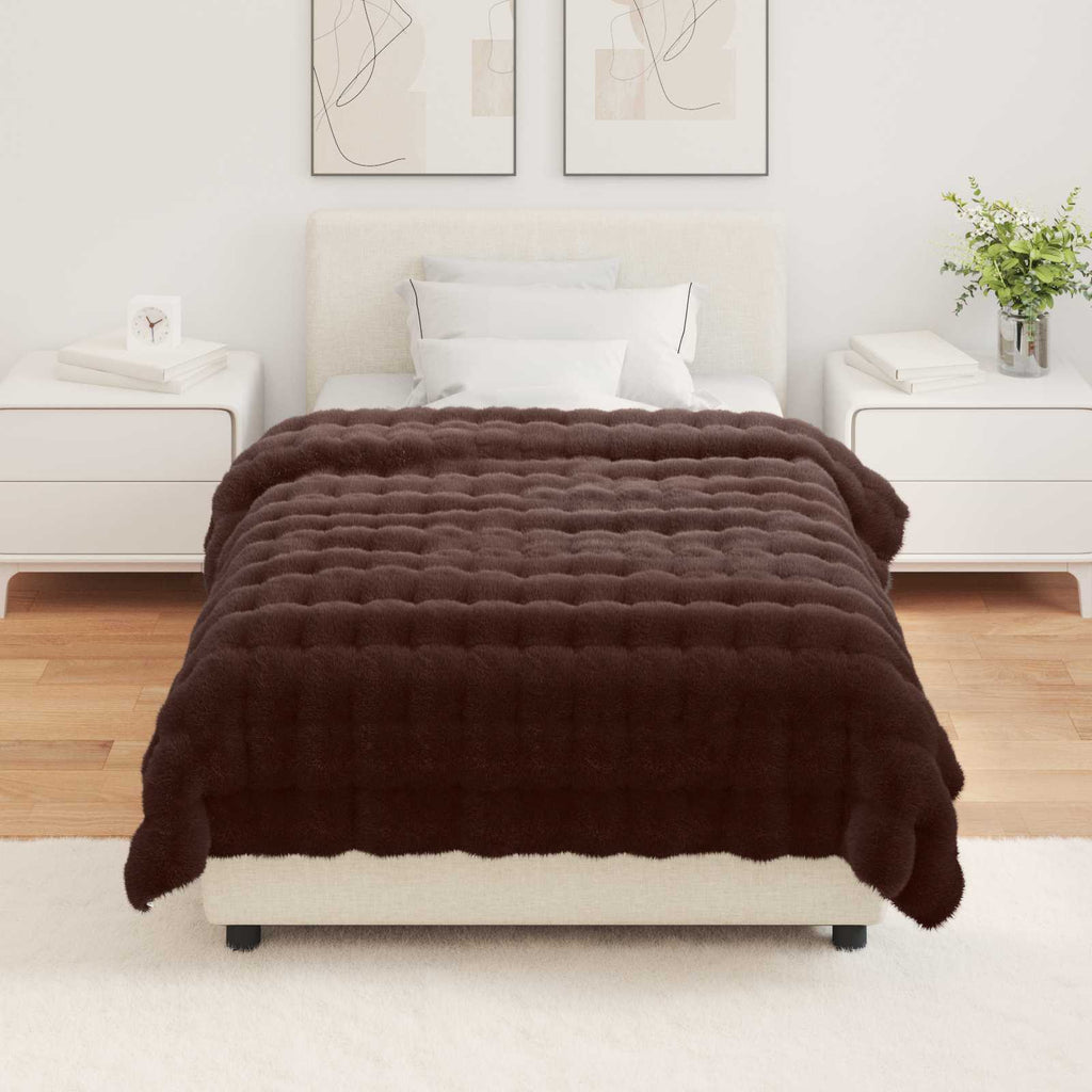 Coperta antiscivolo in sintetica di coniglio Olite 4 pcs