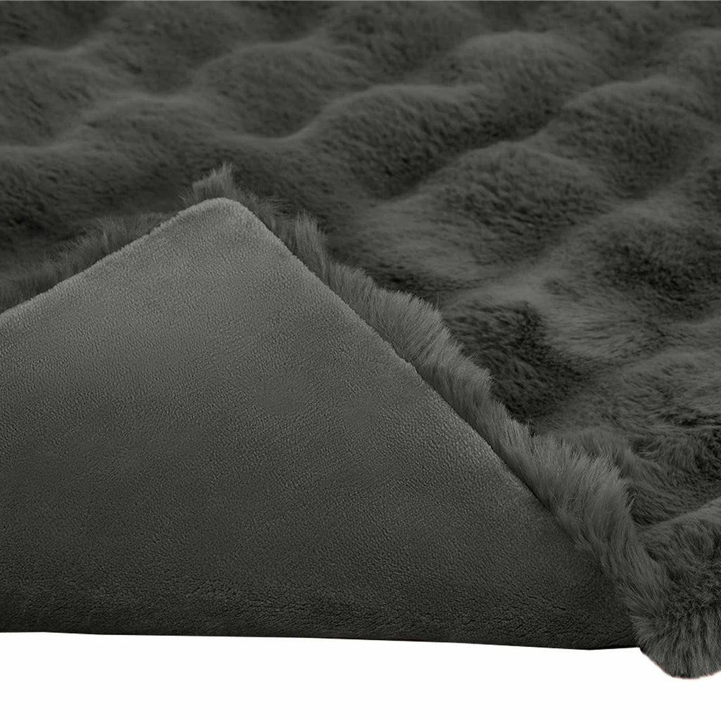 Coperta antiscivolo in sintetica di coniglio Olite 4 pcs
