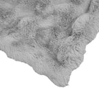 Coperta antiscivolo in sintetica di coniglio Olite Grigio