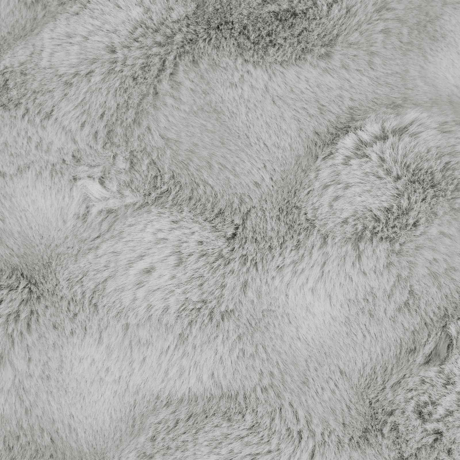 Coperta antiscivolo in sintetica di coniglio Olite Grigio