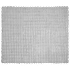 Coperta antiscivolo in sintetica di coniglio Olite Grigio