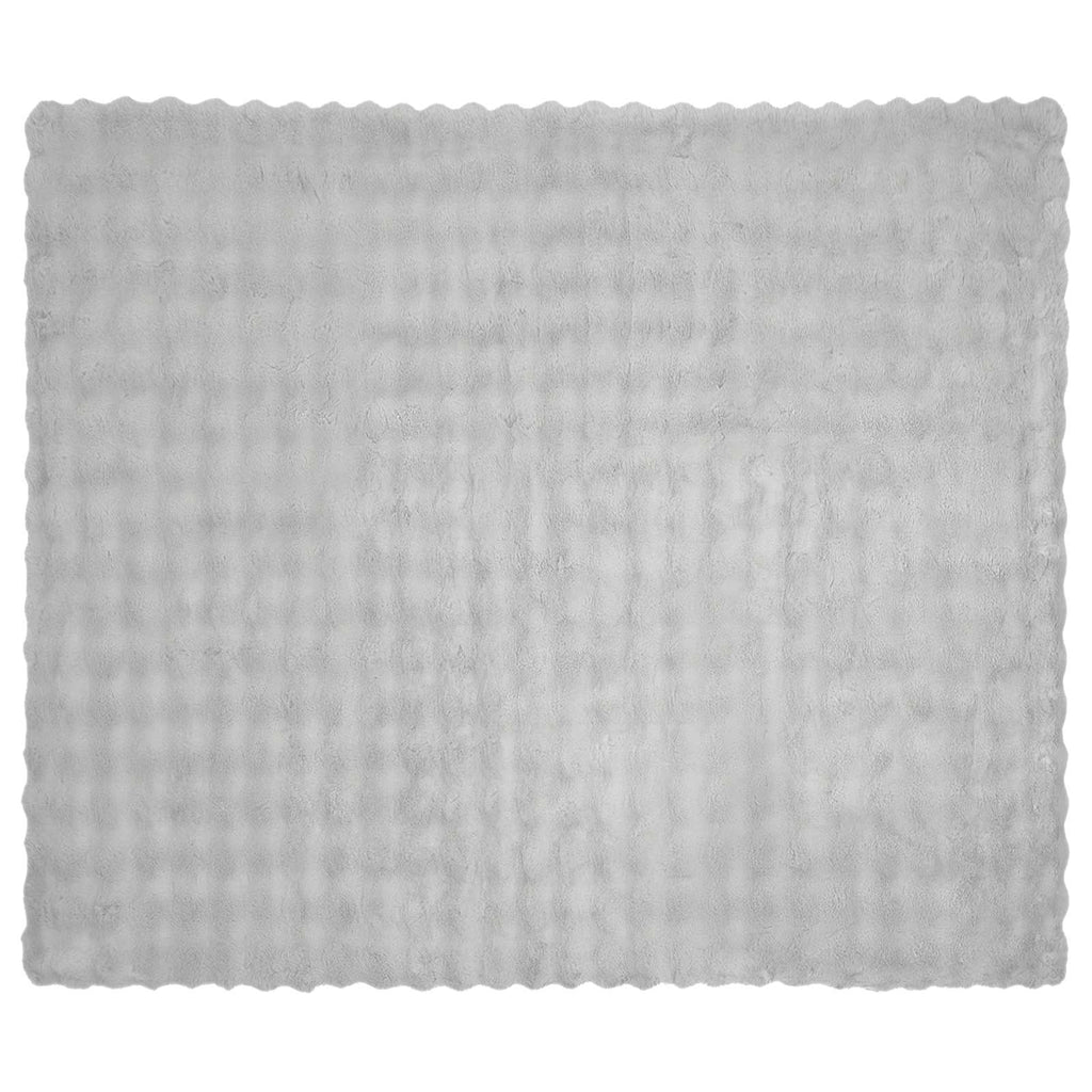 Coperta antiscivolo in sintetica di coniglio Olite 4 pcs Grigio