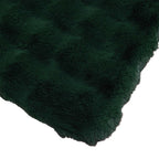 Coperta antiscivolo in sintetica di coniglio Olite Verde Scuro