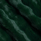 Coperta antiscivolo in sintetica di coniglio Olite Verde Scuro
