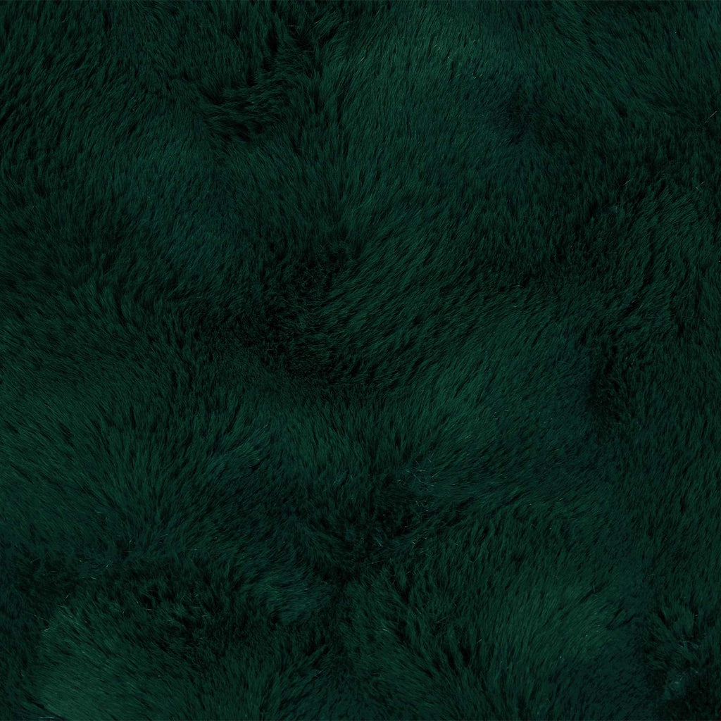 Coperta antiscivolo in sintetica di coniglio Olite Verde Scuro