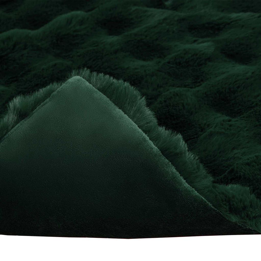 Coperta antiscivolo in sintetica di coniglio Olite 4 pcs