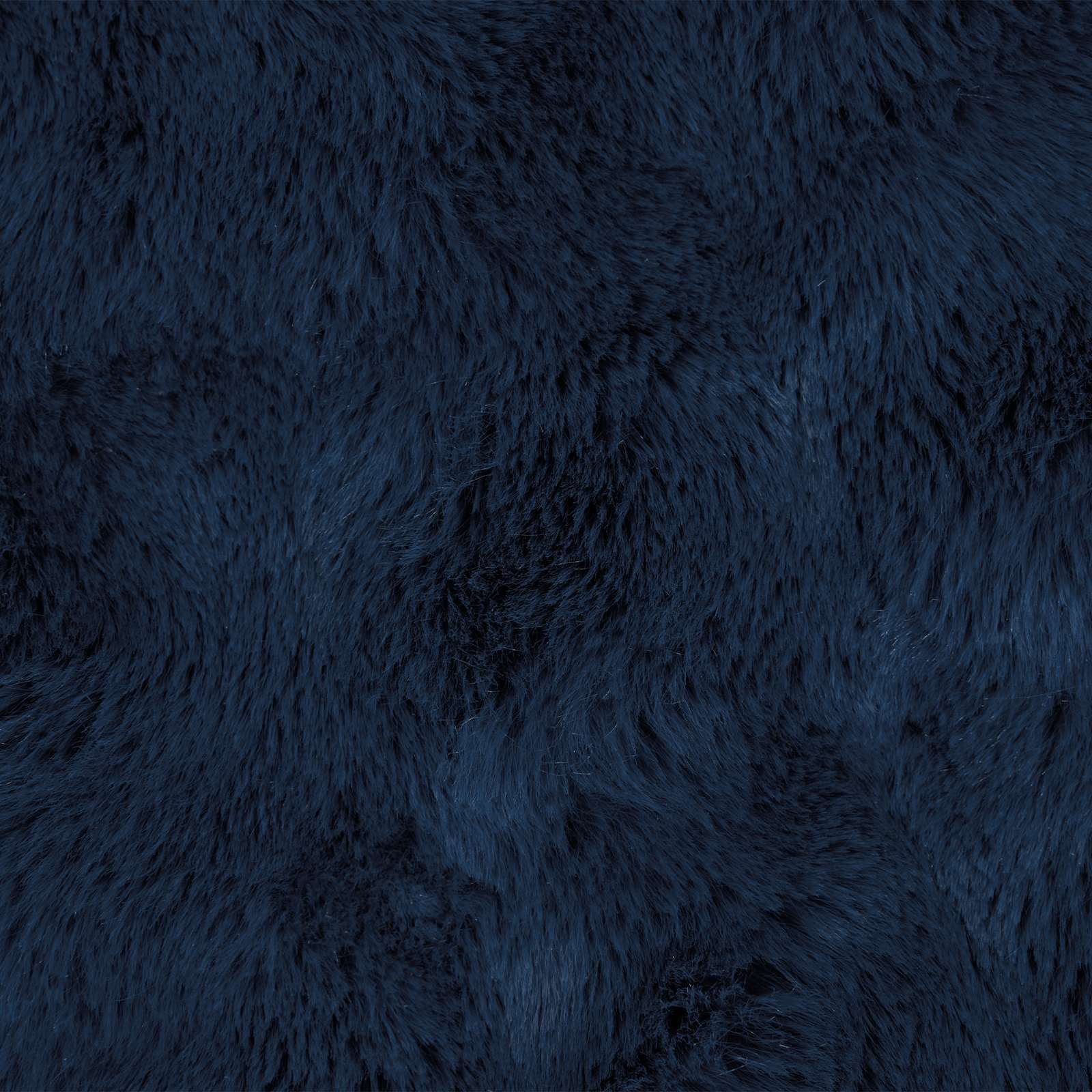Coperta antiscivolo in sintetica di coniglio Olite Blu Marino