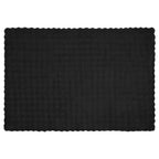 Coperta antiscivolo in sintetica di coniglio Olite Nero