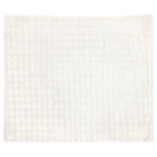 Coperta antiscivolo in sintetica di coniglio Olite Bianco