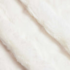 Coperta antiscivolo in sintetica di coniglio Olite Bianco