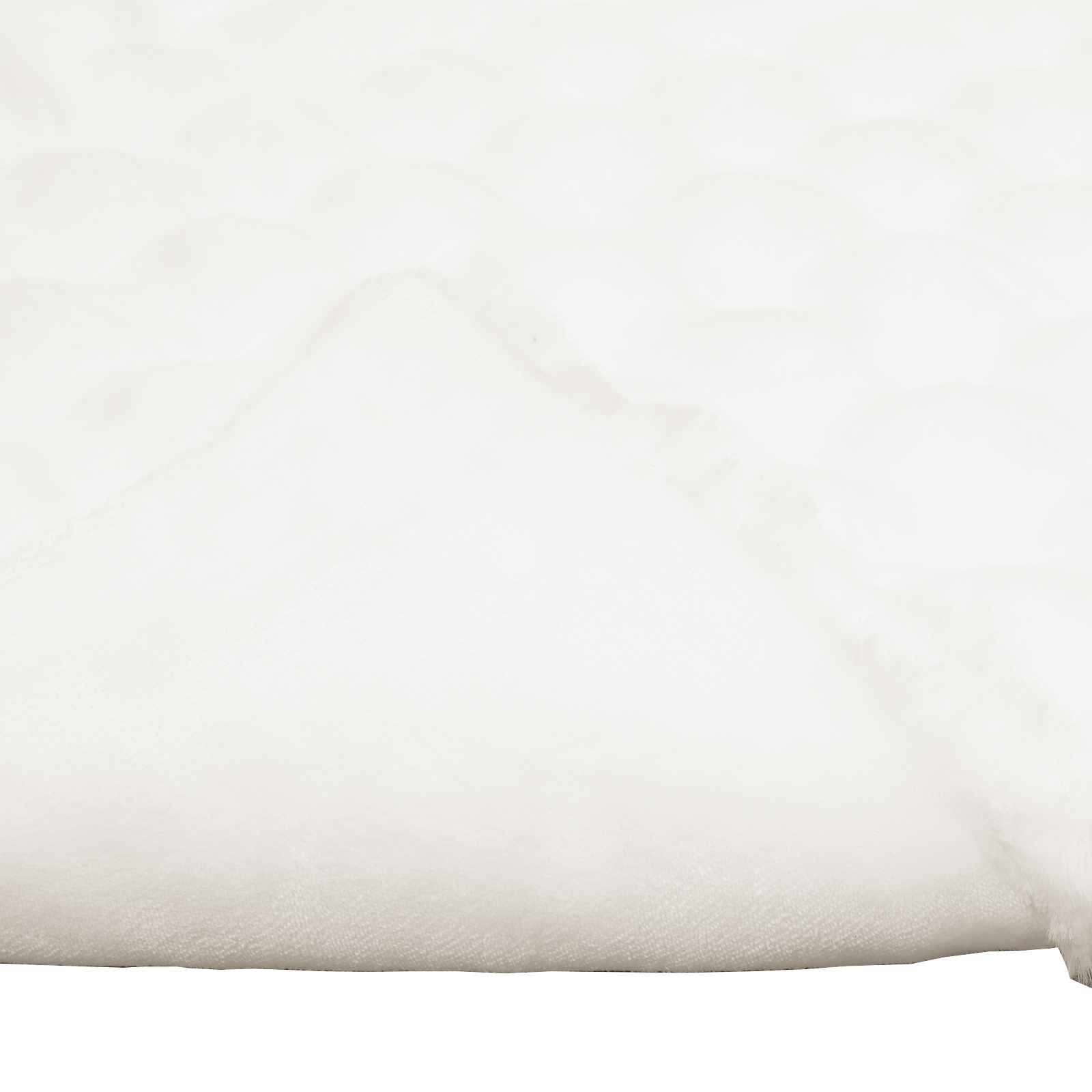 Coperta antiscivolo in sintetica di coniglio Olite 4 pcs Bianco