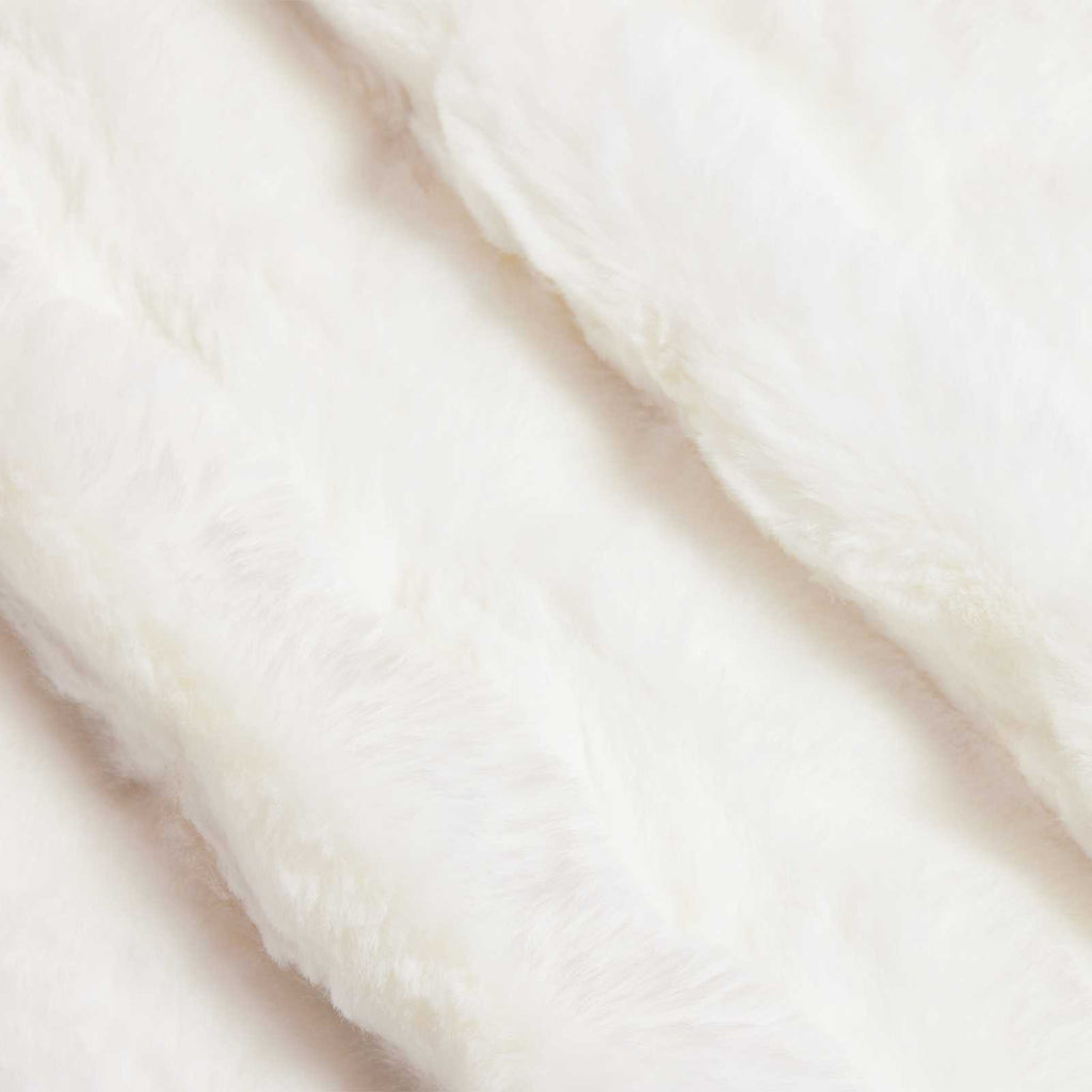 Coperta antiscivolo in sintetica di coniglio Olite 4 pcs Bianco