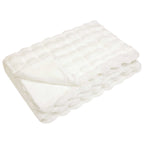 Coperta antiscivolo in sintetica di coniglio Olite 4 pcs Bianco