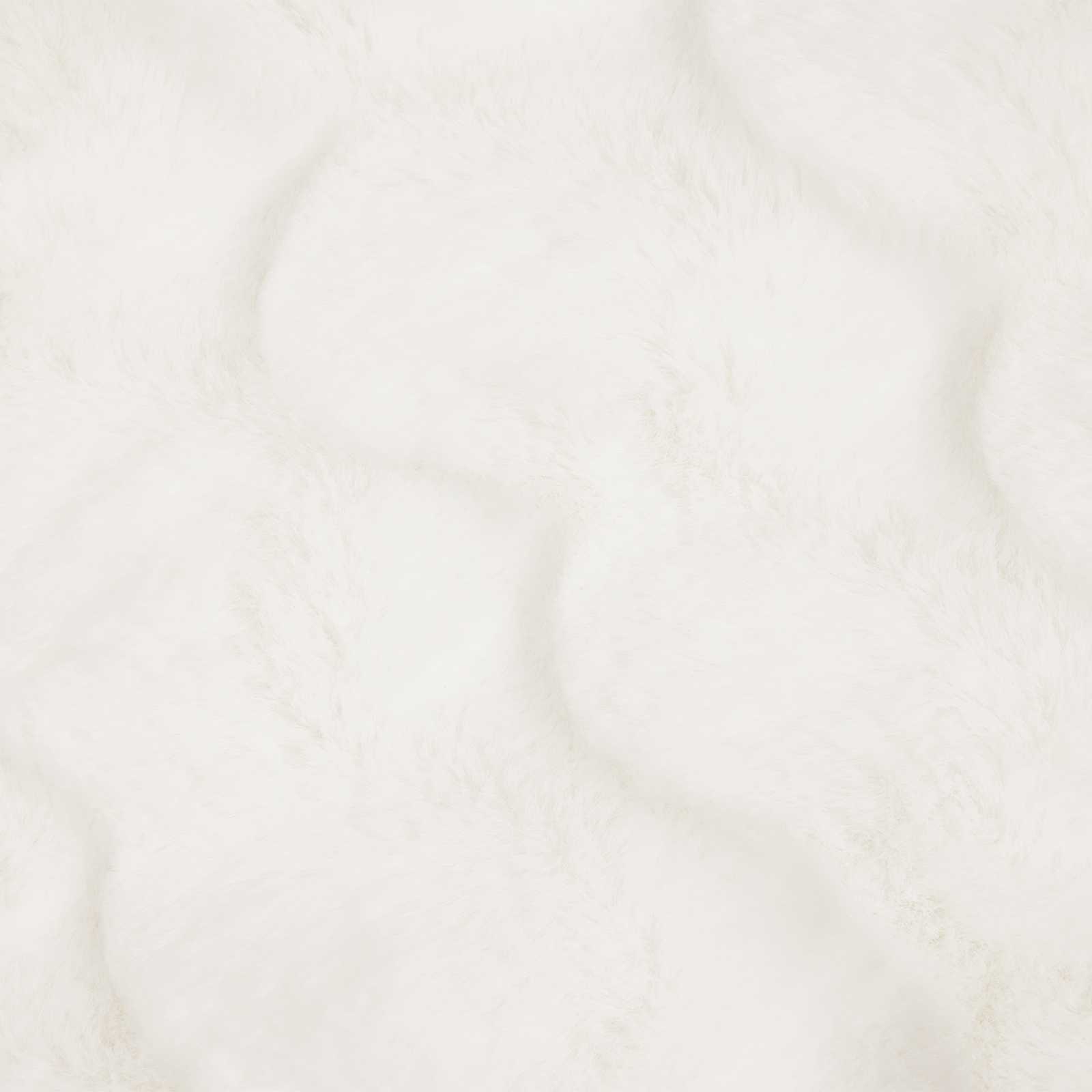 Coperta antiscivolo in sintetica di coniglio Olite 4 pcs Bianco