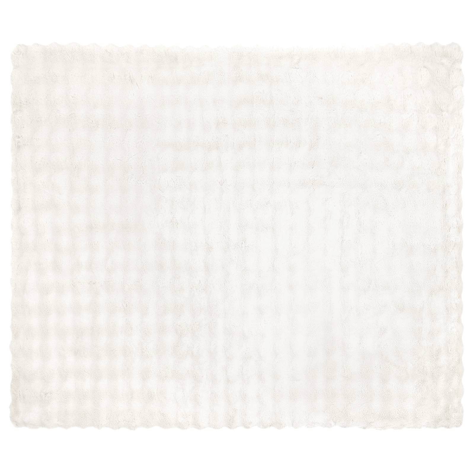 Coperta antiscivolo in sintetica di coniglio Olite 4 pcs Bianco