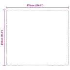 Coperta antiscivolo in sintetica di coniglio Olite 240 x 270 cm
