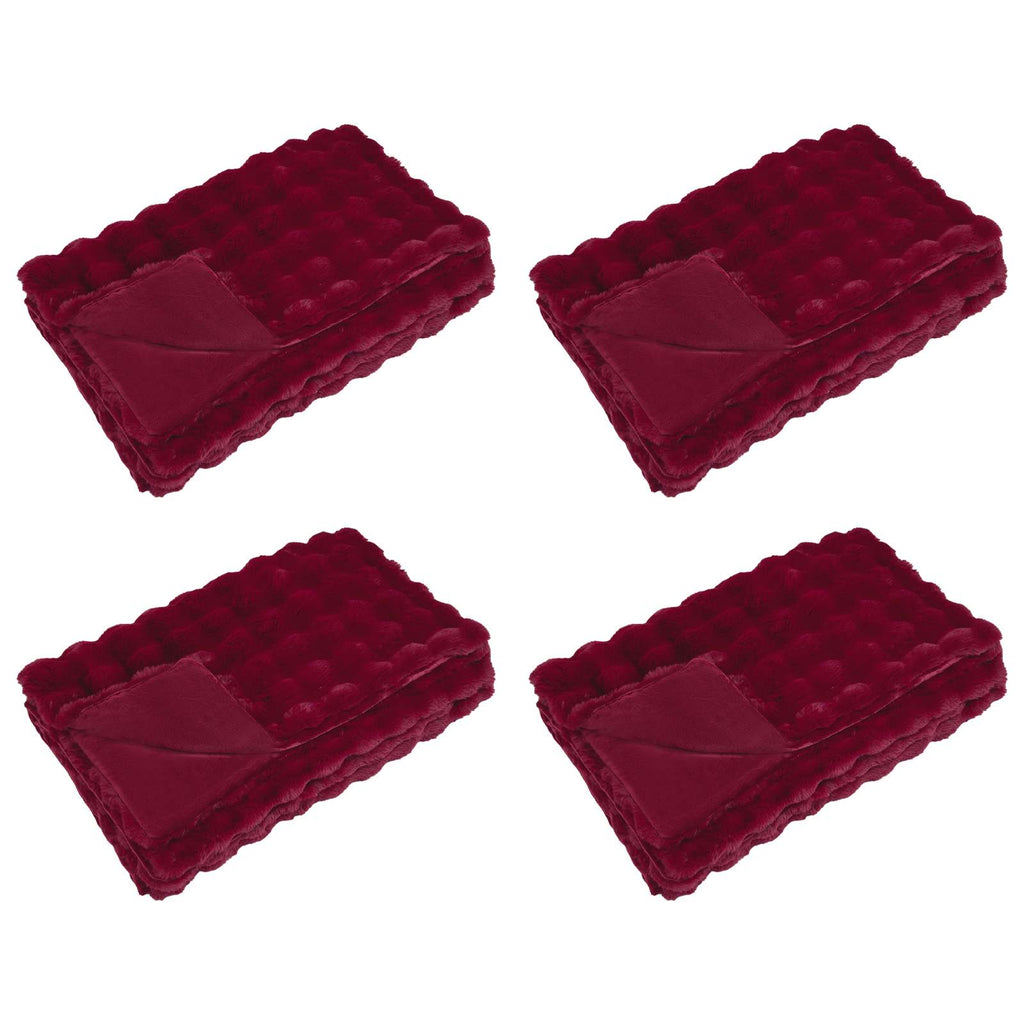 Coperta antiscivolo in sintetica di coniglio Olite 4 pcs