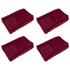 Coperta antiscivolo in sintetica di coniglio Olite 4 pcs