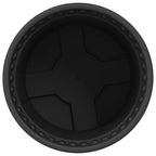 Vaso Rotondo per Fiori 24 pcs Nero Ø 12,5 x 10 cm Plastica