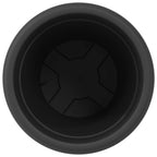 Vaso Rotondo per Fiori 6 pcs Nero Ø 26 x 21.5 cm Plastica