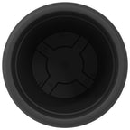 Vaso Rotondo per Fiori 6 pcs Nero Ø 34 x 28 cm Plastica