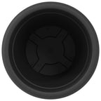 Vaso Rotondo per Fiori 6 pcs Nero Ø 39 x 32 cm Plastica