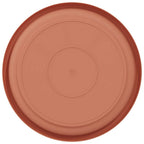 Vassoio Rotondo per Fiori 6 pcs Rosso Mattone Ø 14 x 2 cm