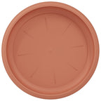 Vassoio Rotondo per Fiori 6 pcs Rosso Mattone Ø 14 x 2 cm