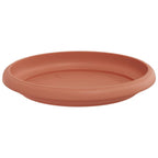 Vassoio Rotondo per Fiori 6 pcs Rosso Mattone Ø 14 x 2 cm