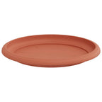 Vassoio Rotondo per Fiori 6 pcs Rosso Mattone Ø 17,5 x 2 cm