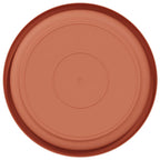 Vassoio Rotondo per Fiori 6 pcs Rosso Mattone Ø 17,5 x 2 cm