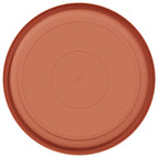 Vassoio Rotondo per Fiori 6 pcs Rosso Mattone Ø 19 x 2 cm