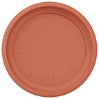 Vassoio Rotondo per Fiori 6 pcs Rosso Mattone Ø 23,5 x 2,5 cm