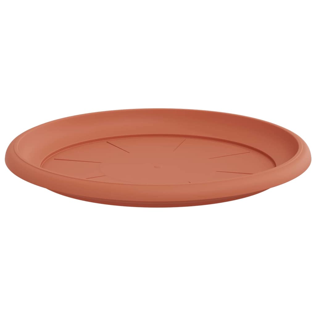 Vassoio Rotondo per Fiori 6 pcs Rosso Mattone Ø 27 x 2,5 cm